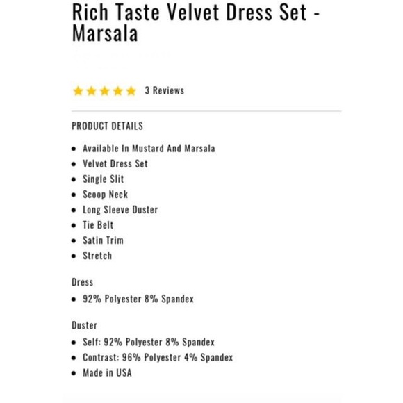 FN Rich Taste Velvet Marsala Duster+Gown Set S NWT - Picture 3 of 10